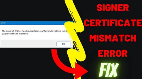 utorrent signer certificate mismatch|uTorrent Signer Certificate Mismatch: What It Is and How to Fix It.